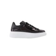 Leather sneakers Alexander McQueen , Black , Dames