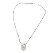 Pre-owned Metal necklaces Tiffany & Co. Pre-owned , Gray , Dames