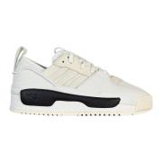 Witte Leren Lage Sneakers Y-3 , Multicolor , Heren