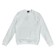 Witte Katoenmix Regular Fit Sweatshirt Paul & Shark , White , Heren