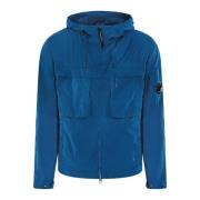 Heren Outerwear - Short Jacket C.p. Company , Blue , Heren