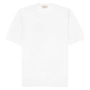 Linnen Katoen Wit T-Shirt Altea , White , Heren