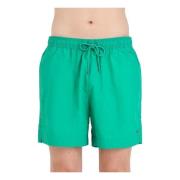 Groene strandkleding shorts met vlagdetail Tommy Hilfiger , Green , He...