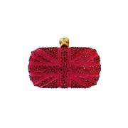 Pre-owned Suede clutches Alexander McQueen Pre-owned , Red , Dames