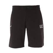 Shorts met ritssluiting Emporio Armani EA7 , Black , Heren