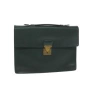 Pre-owned Leather louis-vuitton-bags Louis Vuitton Vintage , Green , D...