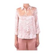Zijden Overhemden Collectie L'Agence , Pink , Dames