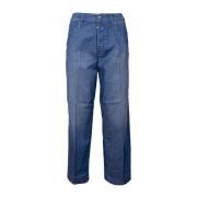 Hoge taille wijde pijp enkel jeans Don The Fuller , Blue , Dames