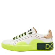 Pre-owned Leather sneakers Dolce & Gabbana Pre-owned , Multicolor , Da...