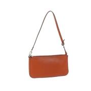 Pre-owned Leather louis-vuitton-bags Louis Vuitton Vintage , Orange , ...