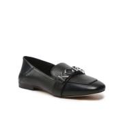 Klassieke Loafer Schoenen Michael Kors , Black , Dames