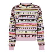 Bloemen Jacquard Sweaters Kenzo , Multicolor , Dames