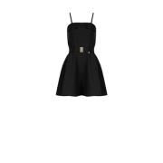 Jurk met vierkante hals en mouwloos Rinascimento , Black , Dames