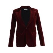 Pre-owned Cotton outerwear Yves Saint Laurent Vintage , Red , Dames