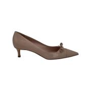 Pre-owned Leather heels Miu Miu Pre-owned , Beige , Dames