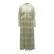 Pre-owned Silk dresses Burberry Vintage , Multicolor , Dames