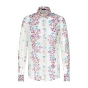 Bloemenprint Slim Fit Overhemd Etro , Multicolor , Dames