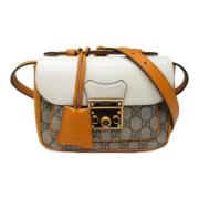 Pre-owned Canvas crossbody-bags Gucci Vintage , Brown , Dames