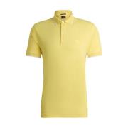Casual Polo Shirt Boss Orange , Yellow , Heren