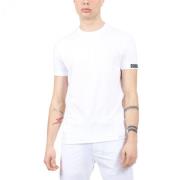 Iconische Logo Crewneck T-shirt Dsquared2 , White , Heren