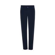 Blauwe Broek Vijf-Pocket Stijl Emporio Armani , Blue , Heren