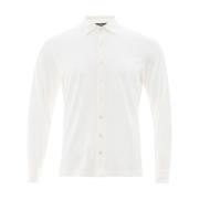 Zijdeblend Overhemd Gran Sasso , White , Heren