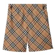 Stijlvolle Shorts voor Mannen Burberry , Beige , Heren