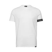 Icon Ronde Hals T-Shirt Dsquared2 , White , Heren