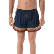 Regenboog Print Boxershorts Dsquared2 , Blue , Heren