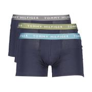 Blauwe Katoenen Trunks Tri-Pack Elastische Tailleband Tommy Hilfiger ,...