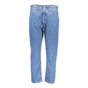 Tijdloze Blauwe Katoenen Jeans voor Vrouwen Levi's , Blue , Dames