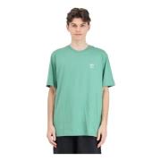 Groene T-shirt met Trefoil-logo Adidas Originals , Green , Heren