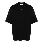Zwarte Katoenen Arrows T-shirt Off White , Black , Heren