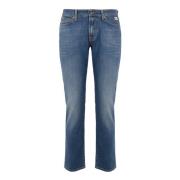 Denim Slim Jeans voor Mannen Roy Roger's , Blue , Heren