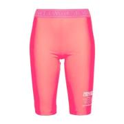 Fuchsia Leggings Shorts Versace Jeans Couture , Pink , Dames