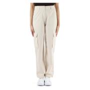 Cargo broek in katoenmix Tommy Jeans , Beige , Dames