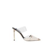 Stijlvolle Jurk Collectie Elisabetta Franchi , Beige , Dames