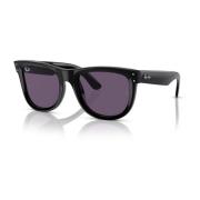 Wayfarer Reverse Zonnebril Zwart Paars Ray-Ban , Black , Unisex