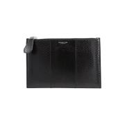 Pre-owned Leather pouches Michael Kors Pre-owned , Black , Dames