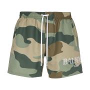 Camouflage zwemshorts Balmain , Green , Heren