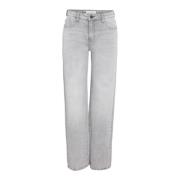 Wijde Jeans Noisy May , Gray , Dames