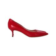 Pre-owned Leather heels Casadei Pre-owned , Red , Dames