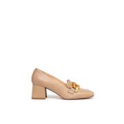 Beige Ketting Loafer Nerogiardini , Beige , Dames