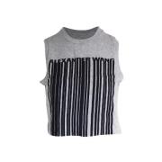 Pre-owned Cotton tops Alexander Wang Pre-owned , Gray , Dames