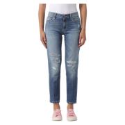 Rose Jeans Dondup , Blue , Dames