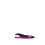 Pre-owned Velvet sandals Balenciaga Vintage , Purple , Dames