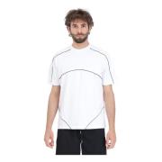 Witte T-shirt Trevor Contrast In reliëf Stiksel Arte Antwerp , White ,...