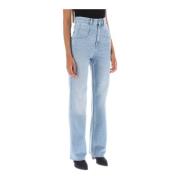Vintage Straight Cut Denim Jeans Isabel Marant , Blue , Dames