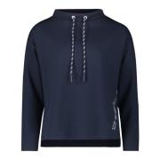 Hoognek Sweatshirt met Trekkoord Betty Barclay , Blue , Dames