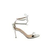 Pre-owned Leather heels Aquazzura Pre-owned , Gray , Dames